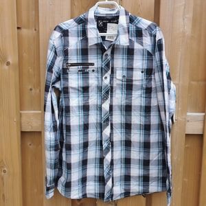 Vintage marc ecko button up shirt brand new